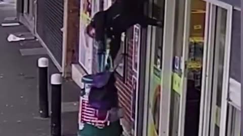 Old man gets unexpected lift