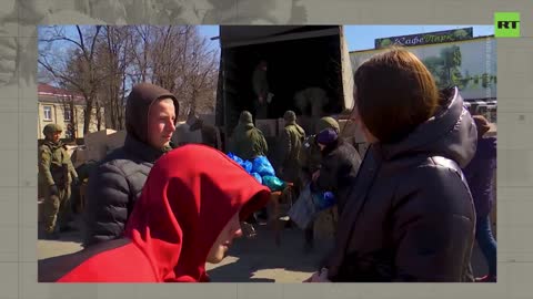 'You're saving us' | Residents of Kharkov region get humanitarian aid from Russia