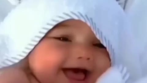 Cute baby smile
