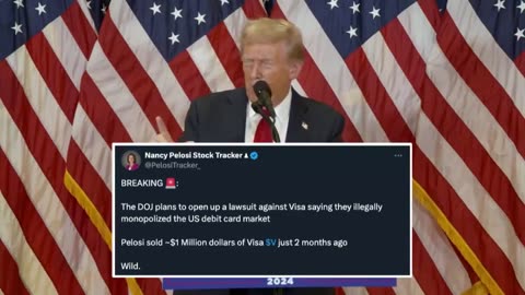 Trump stuns reporters, calls for Nancy Pelosi to be PROSECUTED for this