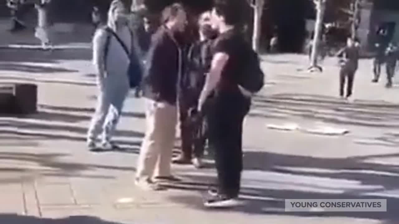Watch: Leftists Attack Conservatives At UC Berkeley