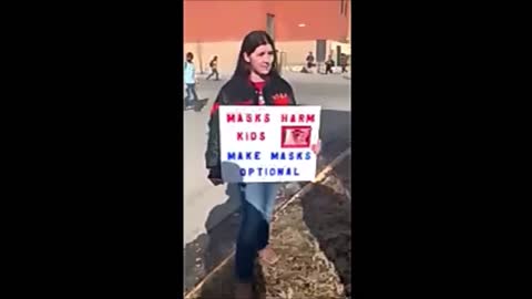 Sierra Vickery - Flathead Mask Walkout Protest