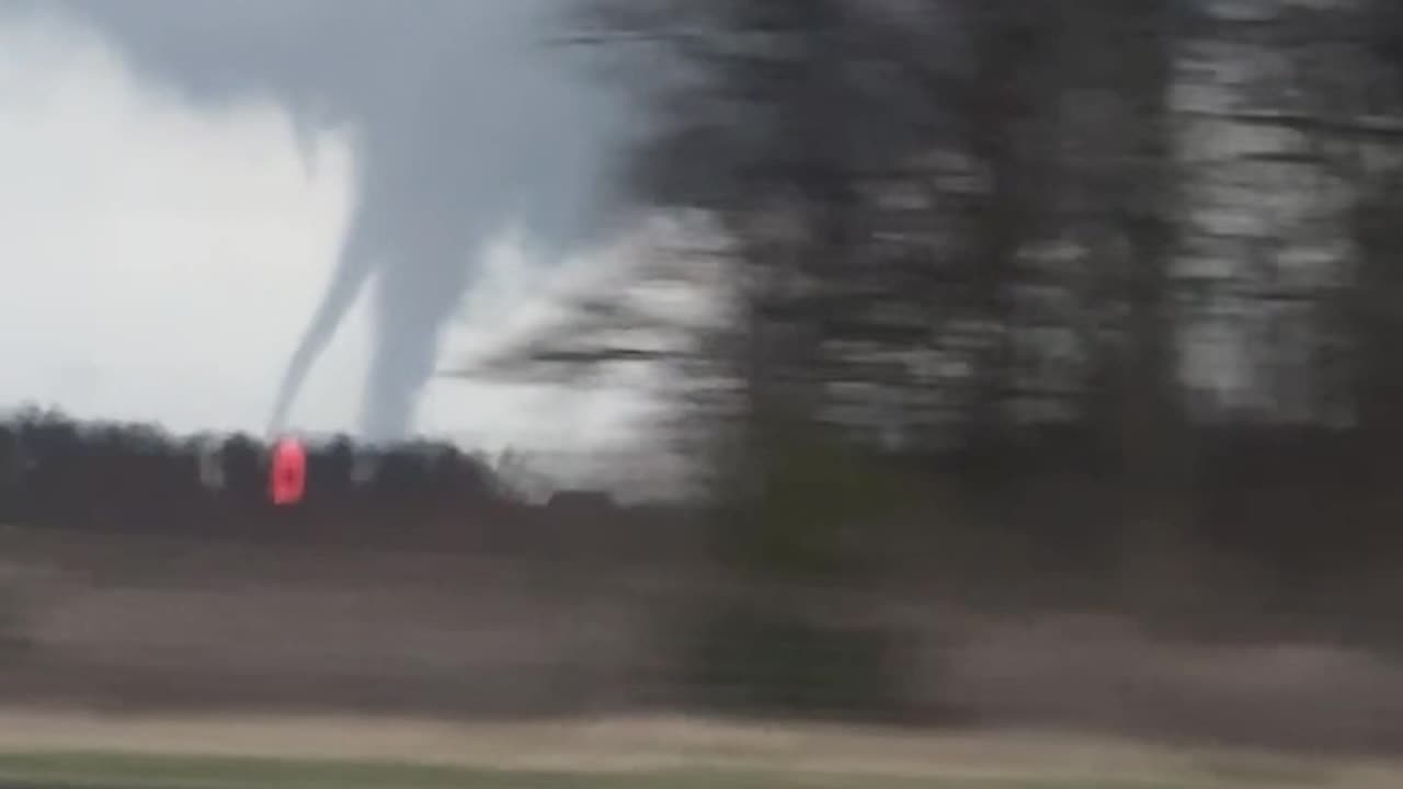 Multiple Vortex Tornados In Ohio