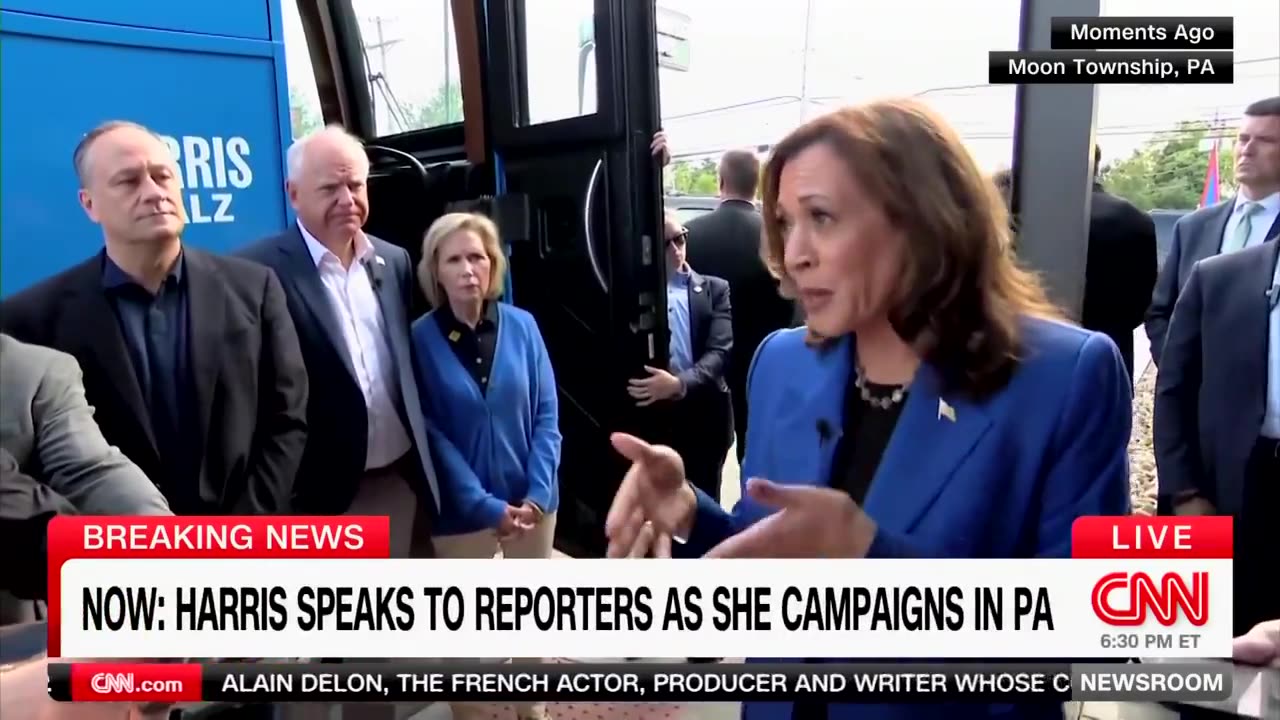 WATCH: Kamala Botches One of the First Non-Scripted Questions Allowed Since Coronation