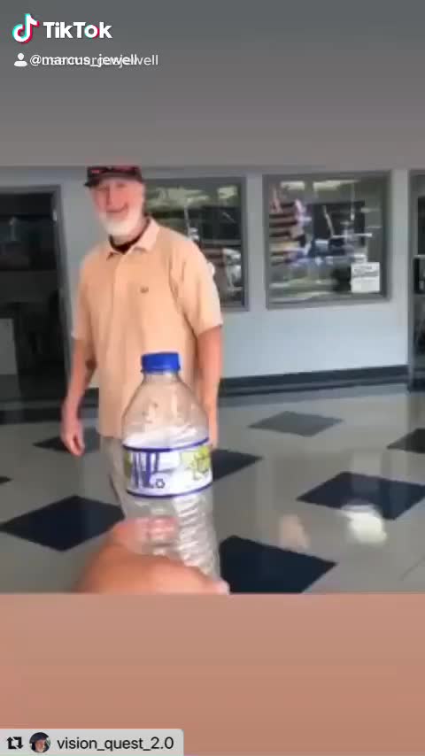 Bottle Cap Challenge for Boomers.