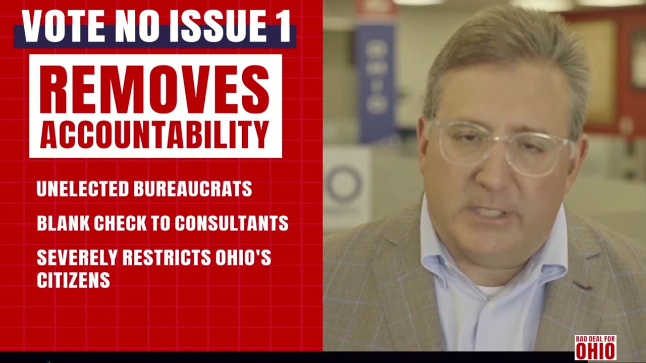 Vote NO! on Ohio Issue 1 • November 5, 2024 • Chairman Alex