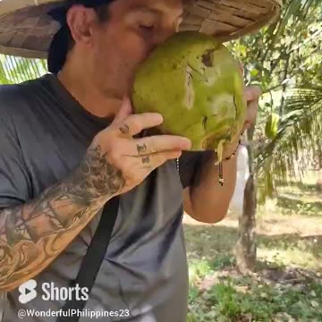 Farm Fresh Buko Juice Straight from the Coconut!!