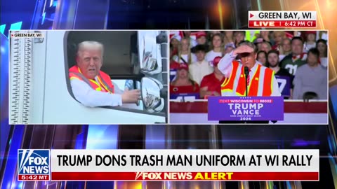 Trump Recounts How He Ended Up in Garbage Truck