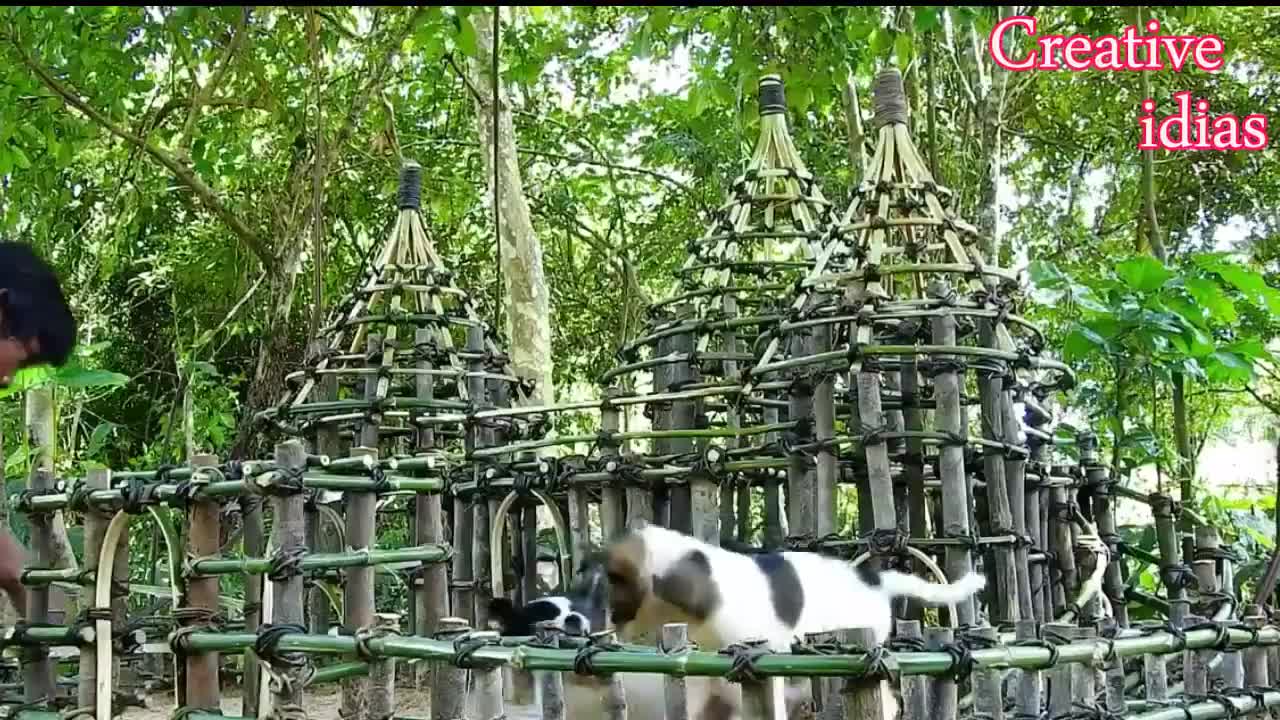 Building Castle | Mud Dogs House For Puppies ( Deep Jungle) 2021