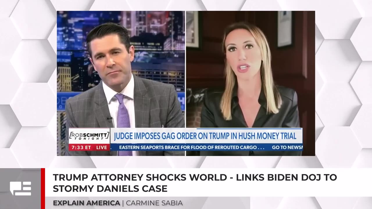 240328 Trump Attorney Shocks World - Links Biden DOJ To Stormy Daniels Case.mp4