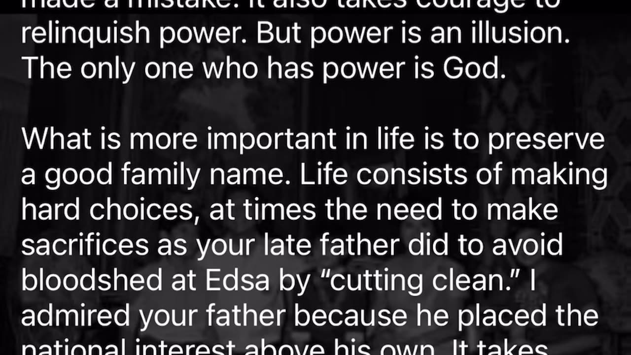 A MESSAGE FOR BONGBONG - by Jose Alejandrino.