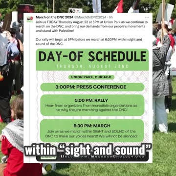 Cloudy, with a chance of pro-Palestine mayhem