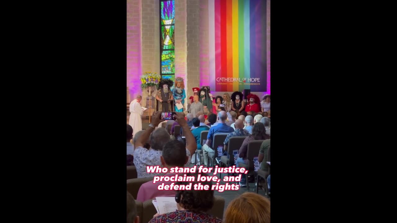 Dallas Church Hold Drag Queen Sunday Service,