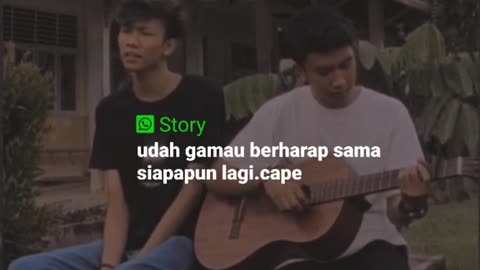 Intinya udah cape berharap