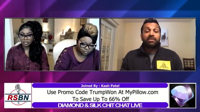 Diamond & Silk Chit Chat With Kash Patel 2/23/22