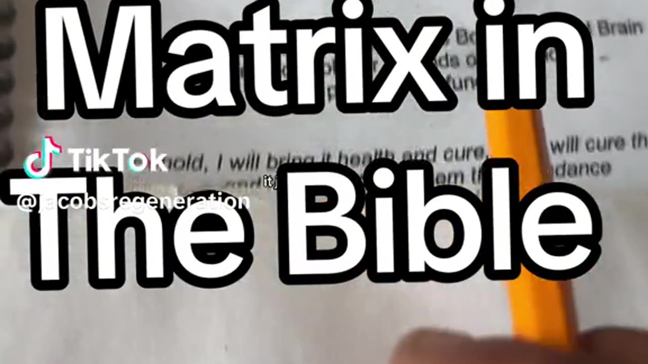 Matrix in the Bible