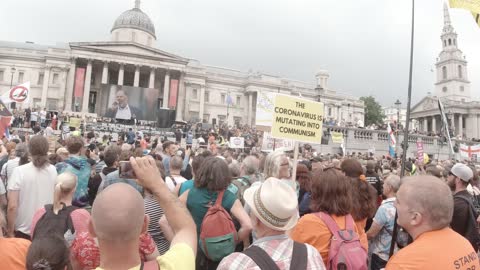Trafalgar London Protest 24 July 2021 Ep2