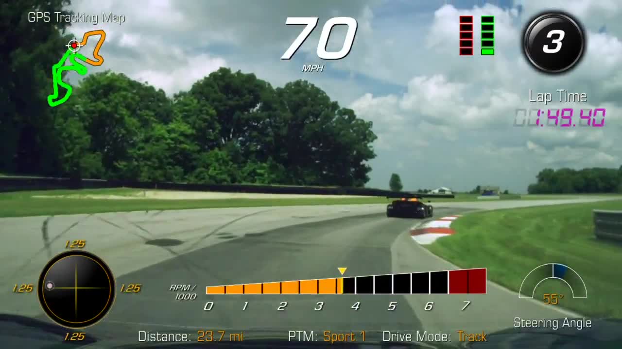 Laps Incorporated C7 Z06 chasing down KTM Crossbow Autobahn Country Club