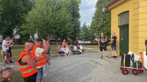 Demmin - Einige Worte zum Abschluß der Versammlung von Martin (DM) 21-07-2022