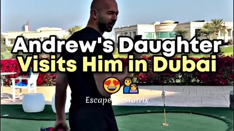 Tate meets his daughter in Dubai!