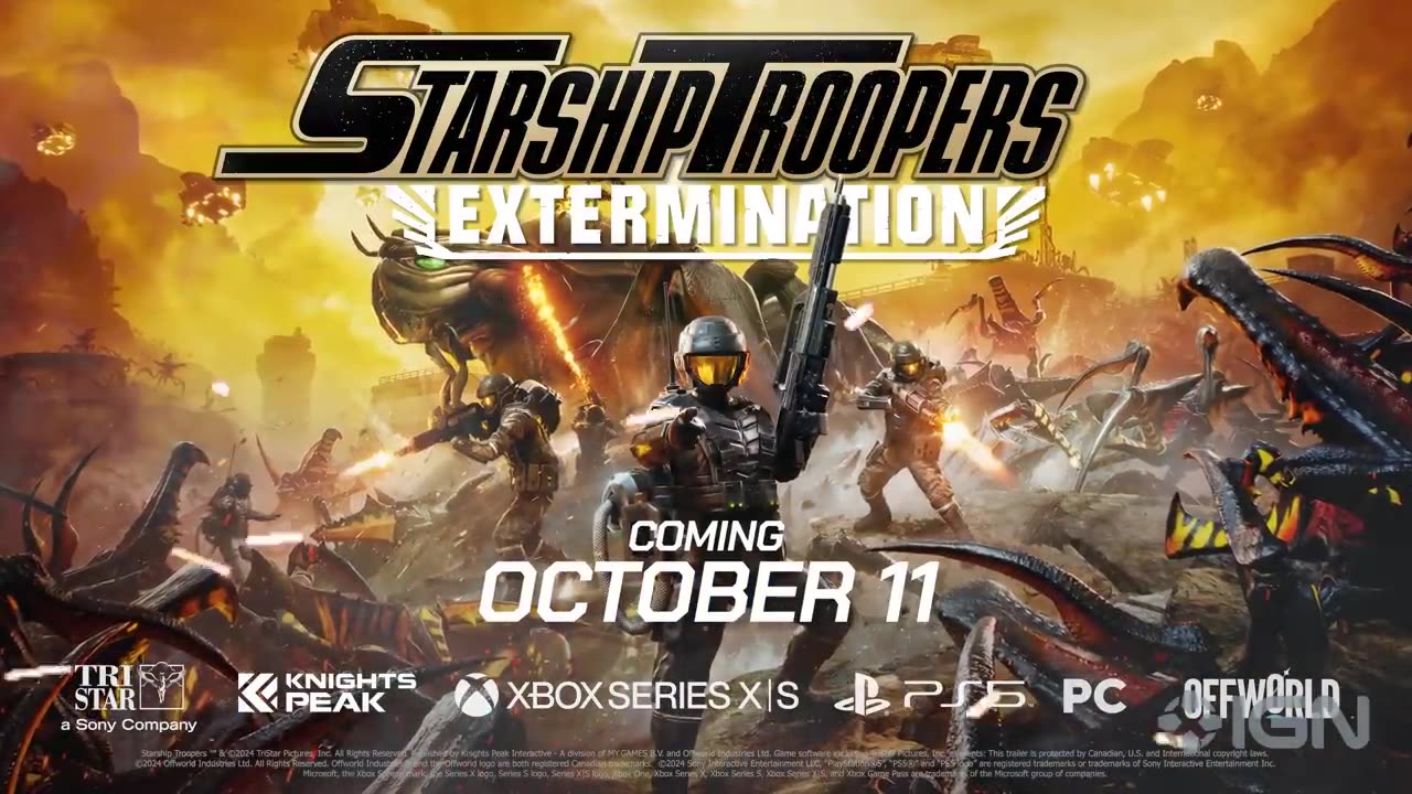 Starship Troopers: Extermination - Official Trailer | gamescom 2024