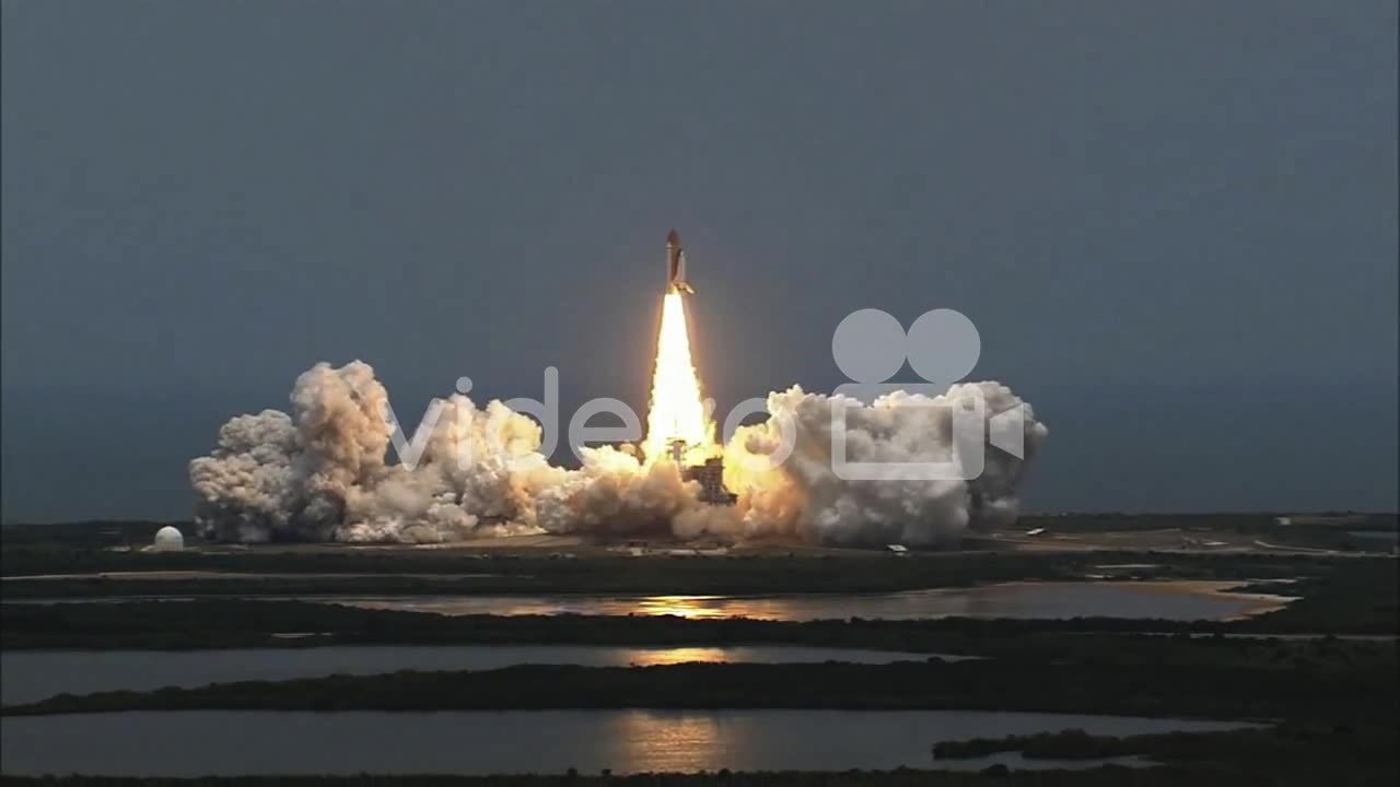 The Space Shuttle Lifts Off From Its Launchpad 3