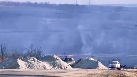 Russian-terrorist troops hit a convoy of refugees moving along the highway towards Zaporozhye