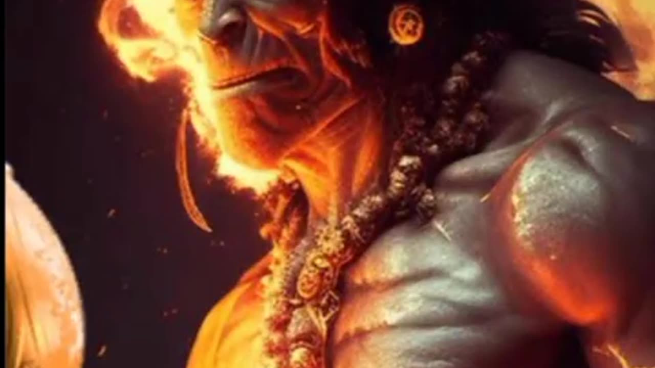 HANUMANJI CAUGHT ON CAMERA #hanuman #ram #shorts #hindu/aankh a gai to kya karen