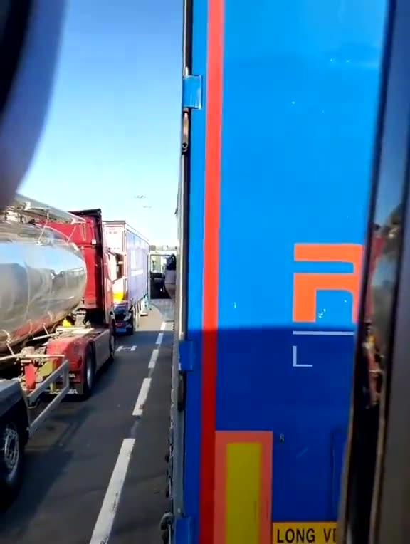 The reality of life for truckers in Calais as they try to do their jobs despite the