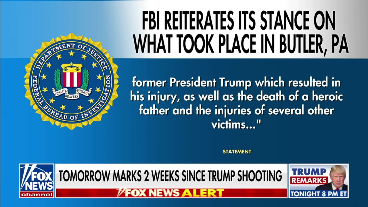 FBI wants to talk to Trump after assassination attempt