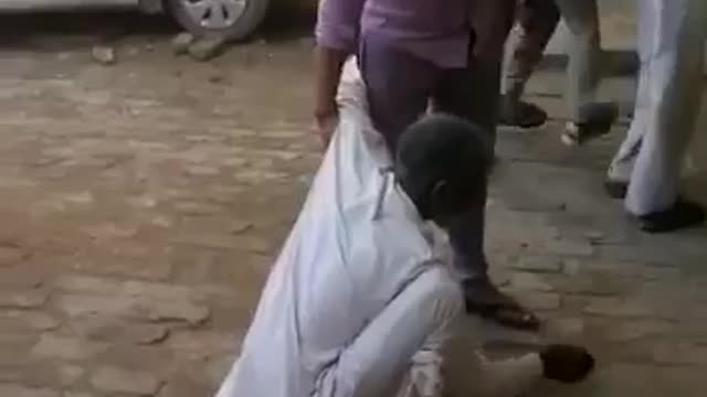 Drunk old man