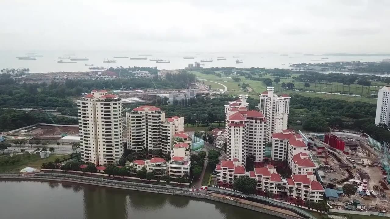 Best Views of Stunning Singapore | 4K Drone Footage