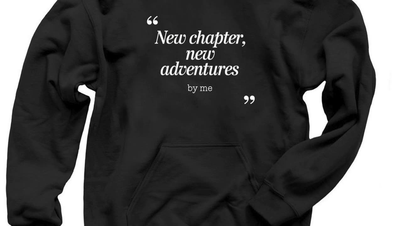 New Chapter, New Adventures Inspirational Quote – Minimalist Design by Me T-Shirt