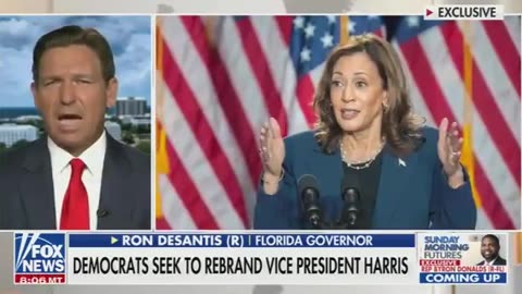 Ron DeSantis: Dems Desperately 'Whitewashing' Kamala's Shady Past to 'Make Her Palpable'