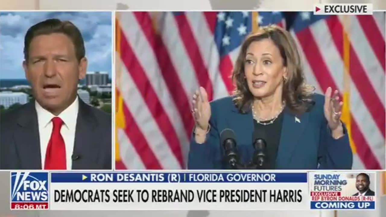 Ron DeSantis: Dems Desperately 'Whitewashing' Kamala's Shady Past to 'Make Her Palpable'