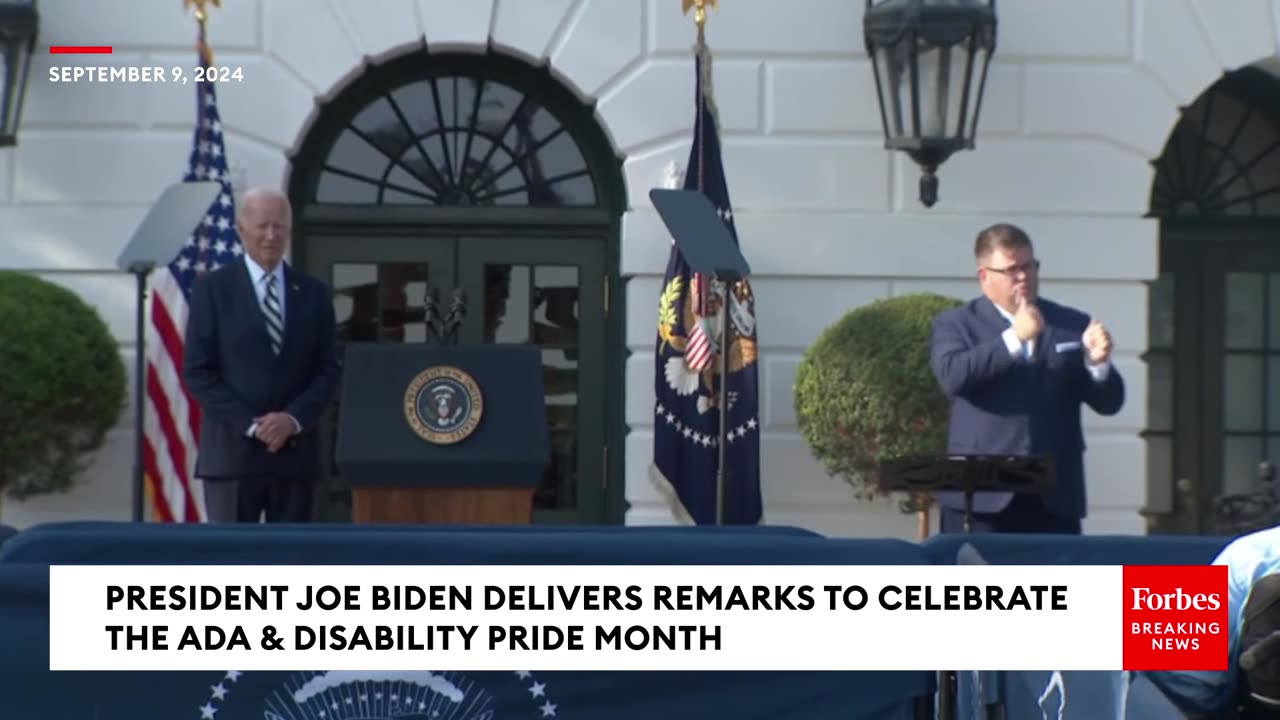 JUST IN: President Biden Delivers Remarks Celebrating The ADA, Disability Pride Month