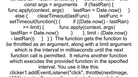 Adding Cooldown to Event Listener with JavaScript