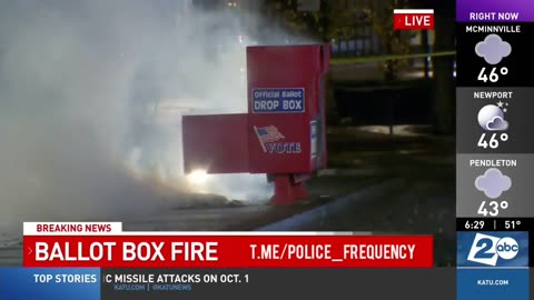 Hundreds of ballots destroyed in Washington Ballot Box Fire