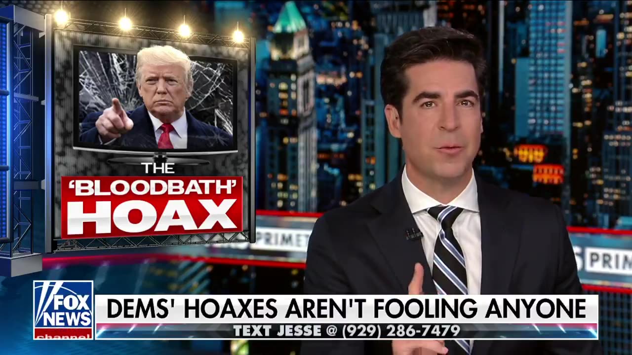 Jesse Watters: The Democrat/Media Industrial Smear Complex 'Bloodbath' Hoax Part I