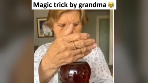 Magic trick by grandma 😂