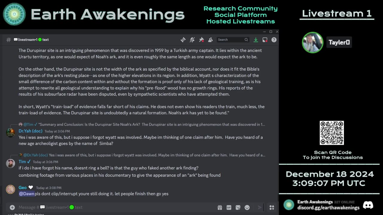 Earth Awakenings - Livestream 1 - #2062