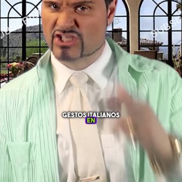¡Gestos con las manos italianos! Este significa "No me hagas enojar"