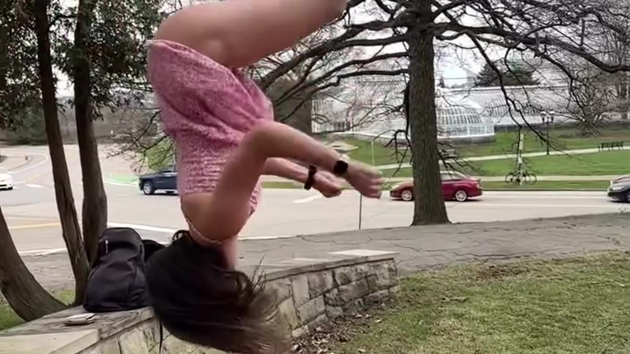 Sexy back flip