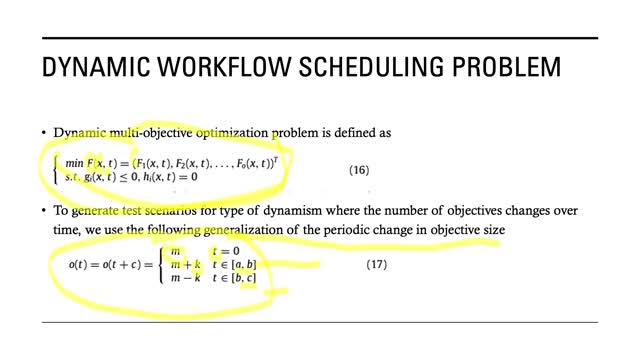 Dynamic workflow scheduling in cloud computing using NN