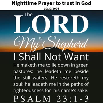 Nighttime Prayer to trust in God #youtubeshorts #grace #jesus #mercy #faith #fyp #trust #joy #love