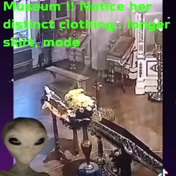 Female Apparition caught in Museum Camera !!