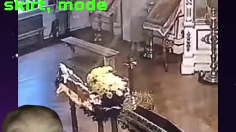 Female Apparition caught in Museum Camera !!