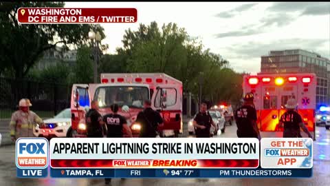 Four in Critical Condition After Lightning Strikes Near White House