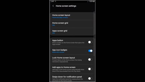 How to Change HomeApps Screen Grid Size All Samsung Devices