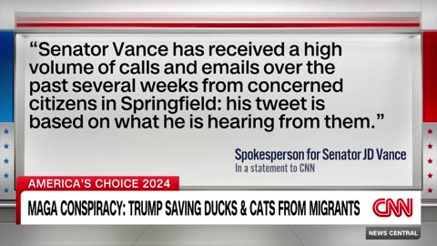 Trump campaign and JD Vance promote false rumors about immigrants eating pets